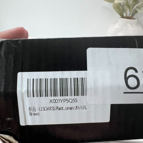 LLSOARS Orthotic Plantar Fasciitis Arch Support Flip Flop Brown Women 8M NWB - Picture 10 of 10